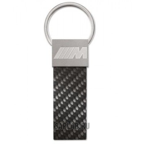 Купить запчасть BMW - 80272410929 Брелок BMW M Carbon Key Ring Pendant, Black, артикул 80272410929