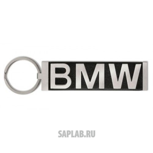 Купить запчасть BMW - 80272411126 Брелок BMW Key Ring Pendant, Wordmark, Black, артикул 80272411126