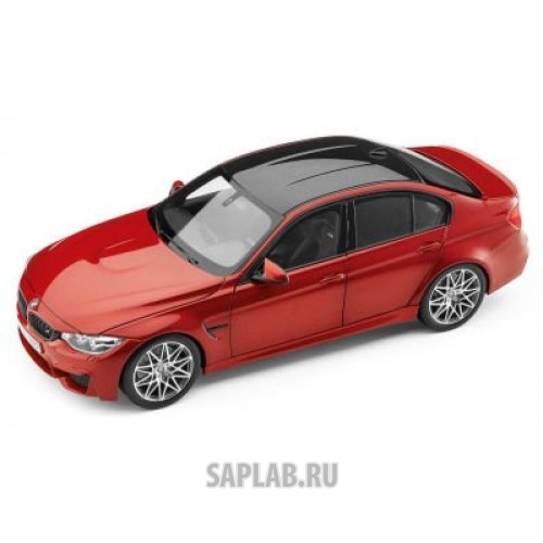 Купить запчасть BMW - 80432411553 Модель автомобиля BMW M3 Competition (F80), Scale 1:18, Sakhir Orange, артикул 80432411553