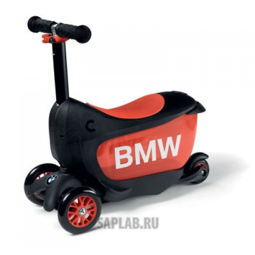 Купить запчасть BMW - 80932450901 Детский самокат BMW Kids Scooter, Black/Orange