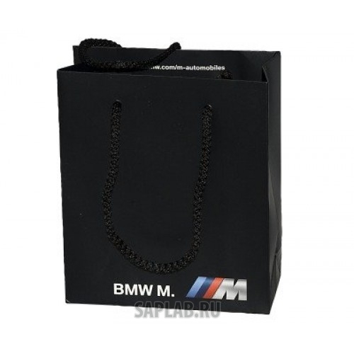 Купить запчасть BMW - 81852208349 Бумажный подарочный пакет BMW M Paper Bag, S-size, артикул 81852208349