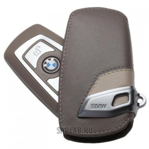 Купить запчасть BMW - 82292219914 Кожаный футляр для ключа BMW Leather Key Case Modern Line Beige Brown, артикул 82292219914