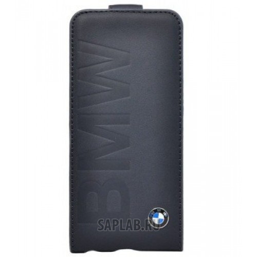 Купить запчасть BMW - J5200000059 Кожаный чехол BMW для iPhone 5C Logo Signature Flip Black, артикул J5200000059