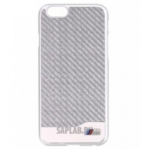 Купить запчасть BMW - J5200000091 Крышка-чехол BMW для iPhone 6 M-Collection Carbon & Aluminium Finish, Silver