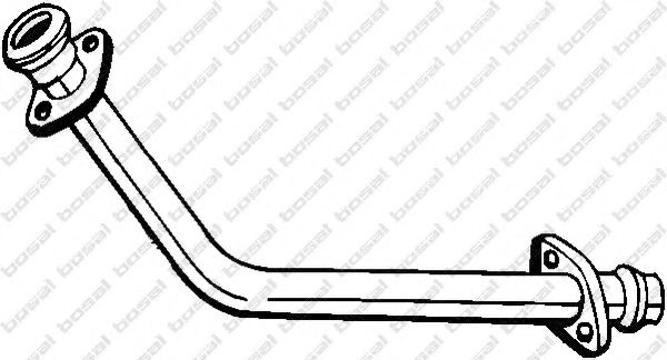 Купить запчасть Bosal - 751-151 Приeмная труба MITSUBISHI L200 97-, 751-151