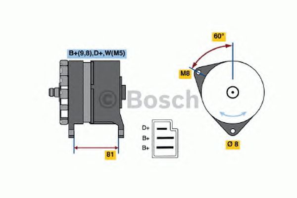 Купить запчасть BOSCH - 0120489090 