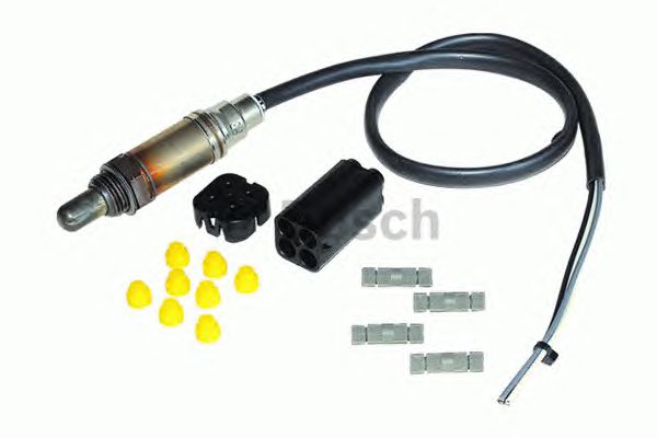 Купить запчасть BOSCH - 0258005729 Датчик кислородный Датчик кислородный универсальный 4-х контактный