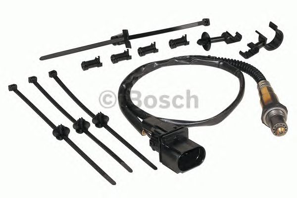 Купить запчасть Bosch - 0258007357 Датчик кислородный AUDI A8 02-10 6,0/SKODA FABIA 03-08 1,2/VW GOLF 03-08 1,6/TOUAREG 02-07 3,2/TOURAN 02-07 1,6 регулирующий