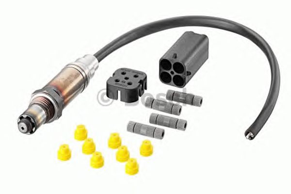Купить запчасть BOSCH - 0258986502 Датчик кислородный универсальный Датчик кислородный универсальный 3-х контактный