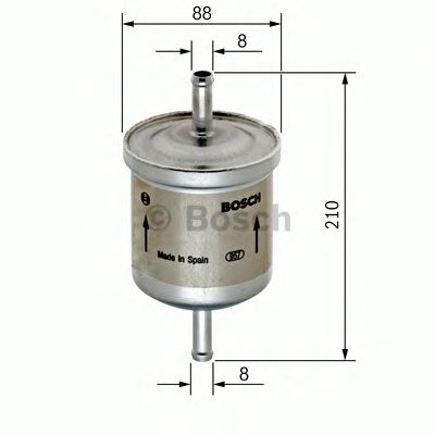 Купить запчасть BOSCH - 0450905908 Фильтр топливный 0450905908