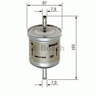 Купить запчасть Bosch - 0450905921 Фильтр топливный VOLVO S40/S60/S80 00->