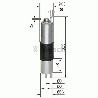 Купить запчасть Bosch - 0450905952 Фильтр топливный BMW E46 316-330