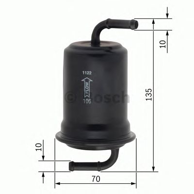 Купить запчасть Bosch - 0450905983 Фильтр топливный MITSUBISHI CARISMA Saloon (DA_) 1.6 (DA1A) 09.2000 - 06.2006 <=> MITSUBISHI CARISMA (DA_) 1.6 (DA1A) 09.2000 - 06.2006