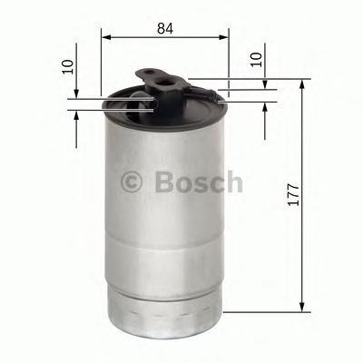 Купить запчасть BOSCH - 0450906451 Фильтр топливный 0450906451