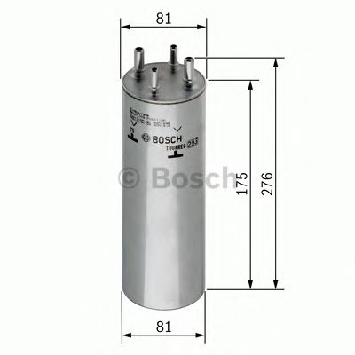 Купить запчасть Bosch - 0450906467 Фильтр топливный VW mot.AXB/AXD/AXE/BAC/AXC
