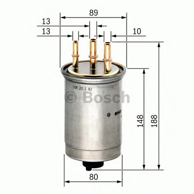 Купить запчасть Bosch - 0450906508 Фильтр топливный FORD FOCUS,MONDEO 1.8-2.0TDCi 2001=>