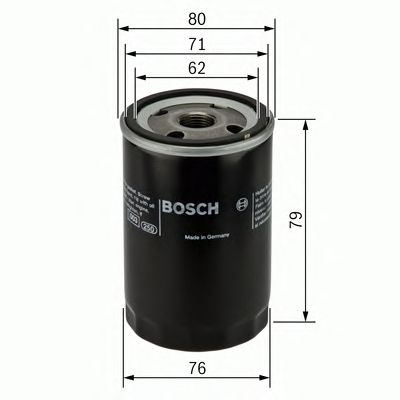 Купить запчасть BOSCH - 0451103298 Фильтр масляный 