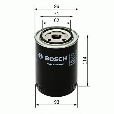 Купить BOSCH - 0451103313 Фильтр масляный AUDI A4/A6 2.4/2.7/2.8/3.0 03/97->. VW Passat 3B2 2.8V6 08/96->