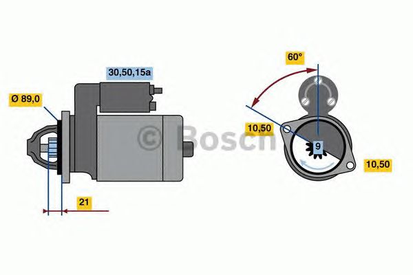 Купить запчасть BOSCH - 0986016560 