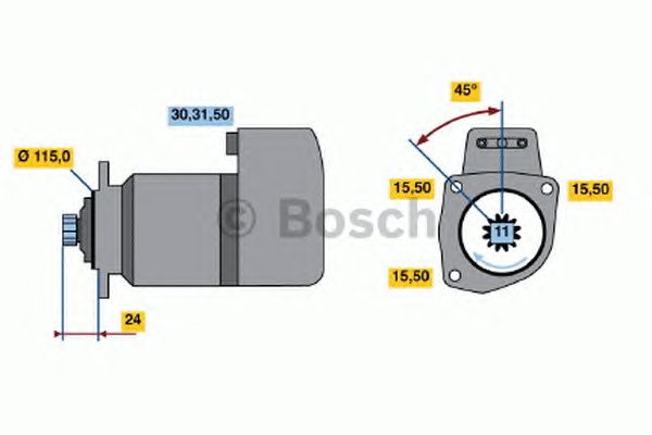 Купить запчасть BOSCH - 0986018810 