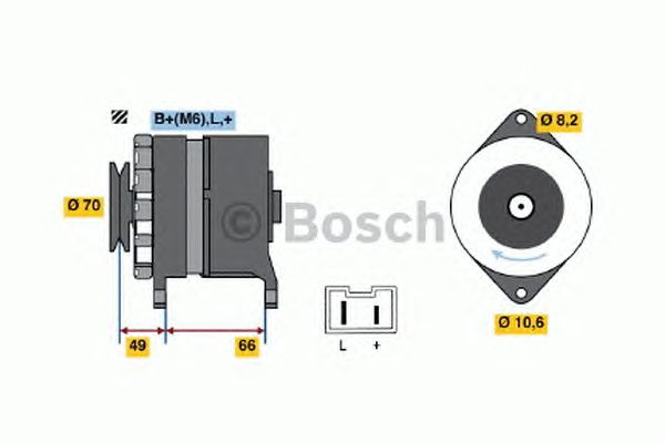 Купить запчасть BOSCH - 0986034801 