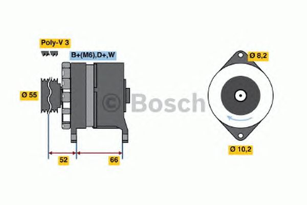 Купить запчасть BOSCH - 0986036860 