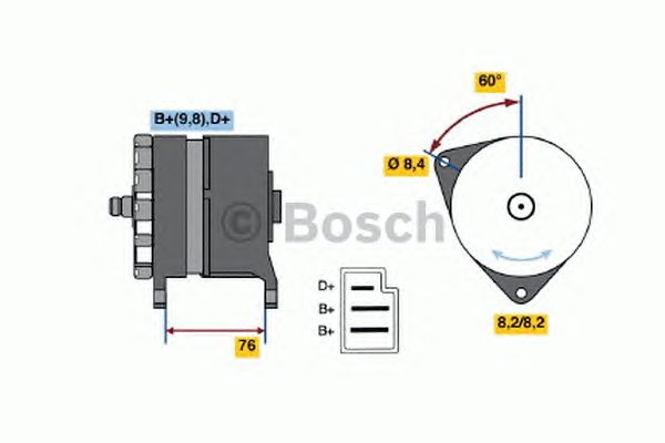 Купить запчасть BOSCH - 0986044581 