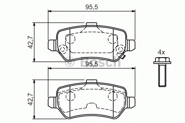 Купить запчасть BOSCH - 0986424646 