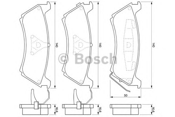 Купить запчасть BOSCH - 0986424648 Тормозные колодки 0986424648