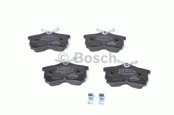 Купить запчасть Bosch - 0986424661 Колодки тормозные дисковые зад HONDA ACCORD VII (CL, CN) 2.4 (CL9) 02.2003 - 05.2008 <=> HONDA ACCORD VII (CL, CN) 2.0 (CL7) 02.2003 - 05.2008