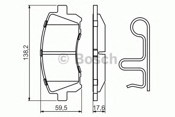 Купить запчасть Bosch - 0986424700 Колодки тормозные дисковые перед SUBARU OUTBACK (BE, BH) 2.5 AWD (BH9) 10.2000 - 08.2003 <=> SUBARU FORESTER (SF_) 2.0 AWD (SF5) 08.1997 - 09.2002