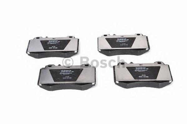 Купить запчасть Bosch - 0986424705 Колодки тормозные дисковые перед MERCEDES-BENZ M-CLASS (W163) ML 320 (163.154) 02.1998 - 08.2002 <=> MERCEDES-BENZ S-CLASS (W220) S 320 (220.065, 220.165) 10.1998 - 08.2005
