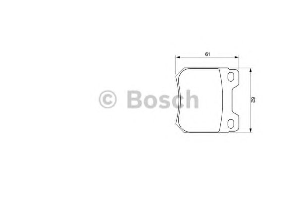 Купить запчасть BOSCH - 0986424754 Тормозные колодки 0986424754