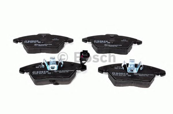 Купить запчасть Bosch - 0986424797 Колодки тормозные дисковые перед VW POLO Saloon (602, 604, 612, 614) 1.6 05.2010 - <=> VW POLO Saloon (602, 604, 612, 614) 1.6 05.2015 -