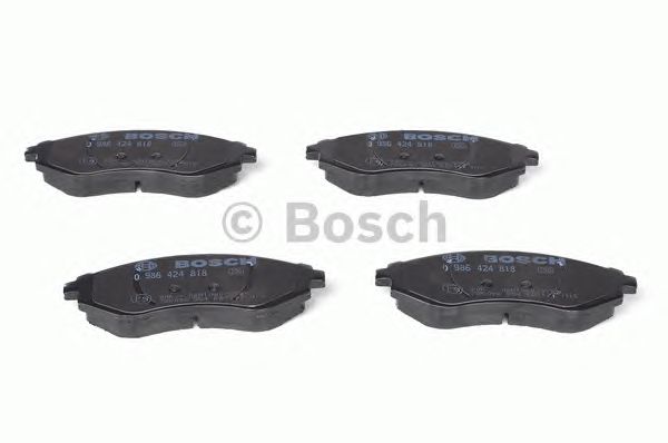 Купить запчасть Bosch - 0986424818 Колодки тормозные дисковые перед CHEVROLET AVEO Saloon (T250, T255) 1.4 09.2008 - <=> CHEVROLET AVEO Saloon (T250, T255) 1.2 01.2008 -