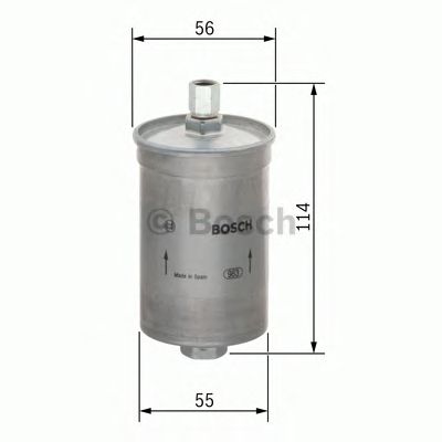 Купить запчасть Bosch - 0986450119 Фильтр топливный DAEWOO Nexia/Espero, JAGUAR XJ/XJS/XJSC/XK8, LAND ROVER Freelander/Range Rover/ROVER 100/200/400