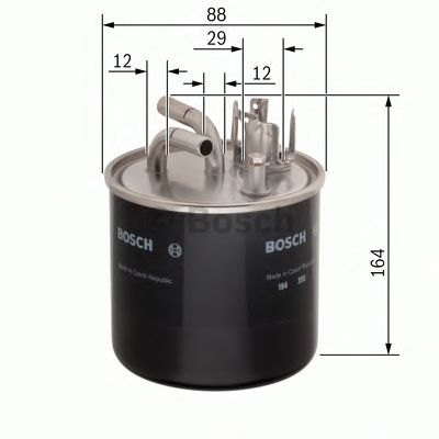 Купить запчасть Bosch - 0986450509 Фильтр топливный AUDI A4/A6/A8/Allroad ,VW Passat B5 2,5TDI/3,3TDI 7/97->