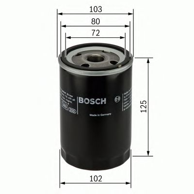 Купить запчасть Bosch - 0986452062 Фильтр масляный TOYOTA 2.0D-4.2TD