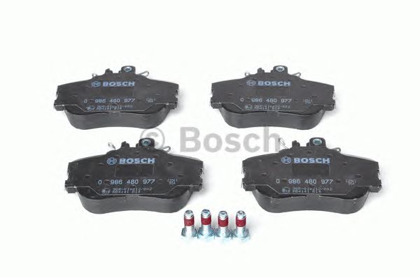 Купить запчасть Bosch - 0986460977 Колодки тормозные дисковые перед MERCEDES-BENZ C-CLASS (W202) C 180 (202.018) 03.1993 - 05.2000 <=> MERCEDES-BENZ C-CLASS (W202) C 200 (202.020) 01.1994 - 05.2000