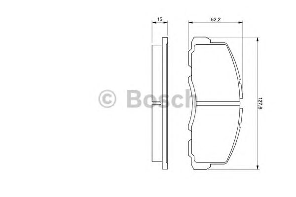 Купить запчасть BOSCH - 0986469550 Тормозные колодки 0986469550