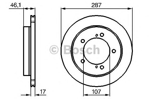 Купить запчасть Bosch - 0986478422 Диск тормозной перед SUZUKI VITARA (ET, TA) 1.6 i 16V All-wheel Drive (ET, TA02, SE416) 07.1990 - 03.1998 <=> SUZUKI JIMNY Closed Off-Road Vehicle (SN) 1.5 DDiS 4x4 08.2005 -