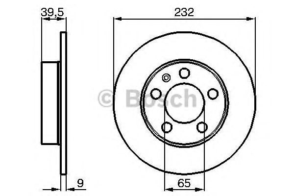 Купить запчасть Bosch - 0986478868 Диск тормозной зад VW POLO Saloon (602, 604, 612, 614) 1.6 05.2010 - <=> VW POLO Saloon (602, 604, 612, 614) 1.6 05.2015 -