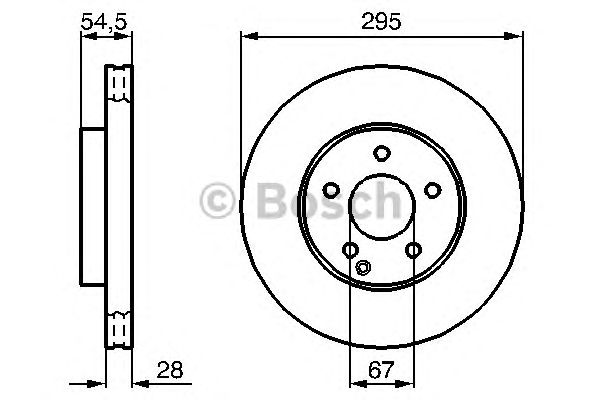 Купить запчасть Bosch - 0986479039 Диск тормозной перед MERCEDES-BENZ E-CLASS (W211) E 240 (211.061) 03.2002 - 12.2008 <=> MERCEDES-BENZ E-CLASS (W211) E 320 (211.065) 03.2002 - 12.2008
