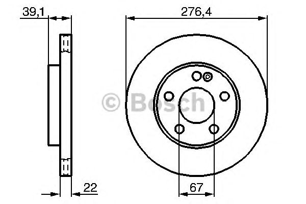Купить запчасть BOSCH - 0986479186 Тормозной диск 0986479186