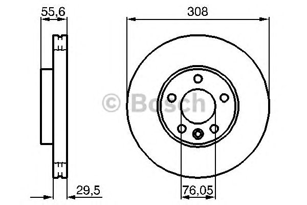 Купить запчасть Bosch - 0986479211 Диск тормозной перед VW TOUAREG (7LA, 7L6, 7L7) 2.5 R5 TDI 01.2003 - 05.2010 <=> VW TRANSPORTER V Bus (7HB, 7HJ, 7EB, 7EJ, 7EF, 7EG, 7HF, 7EC) 2.0 TDI 09.2009 - 08.2015