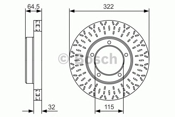 Купить запчасть BOSCH - 0986479A64 