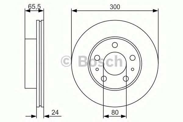 Купить запчасть BOSCH - 0986479R86 Тормозной диск передний 0986479R86