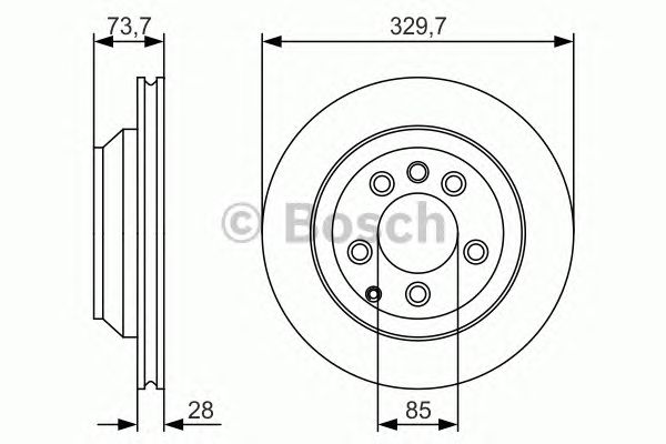 Купить запчасть BOSCH - 0986479S20 Тормозной диск задний 0986479S20