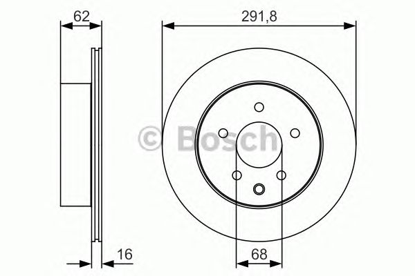 Купить запчасть Bosch - 0986479S31 Диск тормозной зад NISSAN QASHQAI / QASHQAI +2 I (J10, JJ10) 2.0 All-wheel Drive 02.2007 - 12.2013 <=> NISSAN X-TRAIL (T31) 2.0 06.2007 - 11.2013