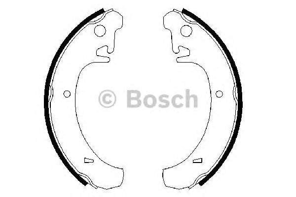 Купить запчасть BOSCH - 0986487219 Колодки тормозные барабанные  перед LADA SAMARA (2108, 2109, 2115, 2113, 2114) 1.5 04.1996 - 12.2013 <=> LADA SAMARA (2108, 2109, 2115, 2113, 2114) 1500 09.1987 - 12.1996